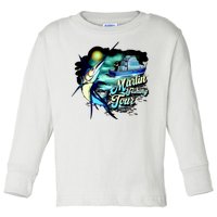 Marlin Fishing Tour Toddler Long Sleeve Shirt