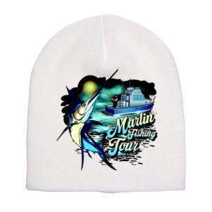 Marlin Fishing Tour Short Acrylic Beanie