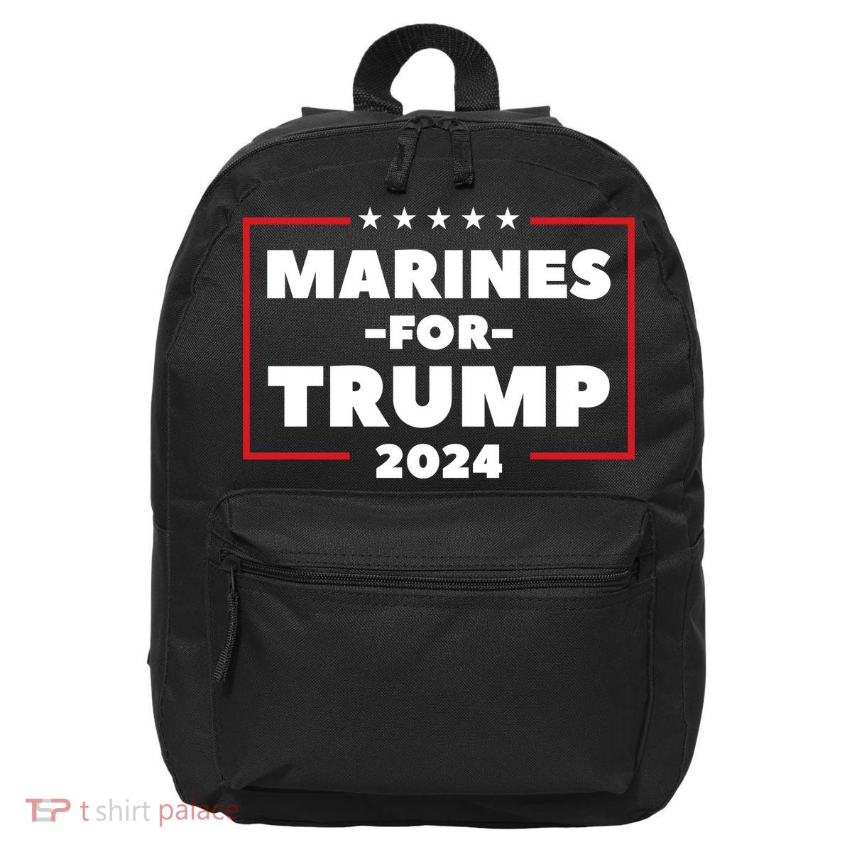 Marines For Trump 2024 16 in Basic Backpack