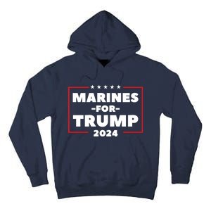 Marines For Trump 2024 Tall Hoodie