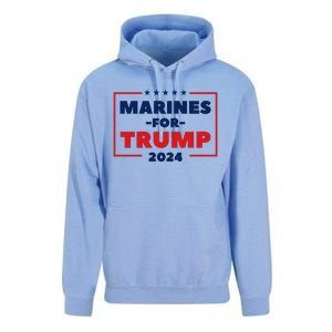 Marines For Trump 2024 Unisex Surf Hoodie