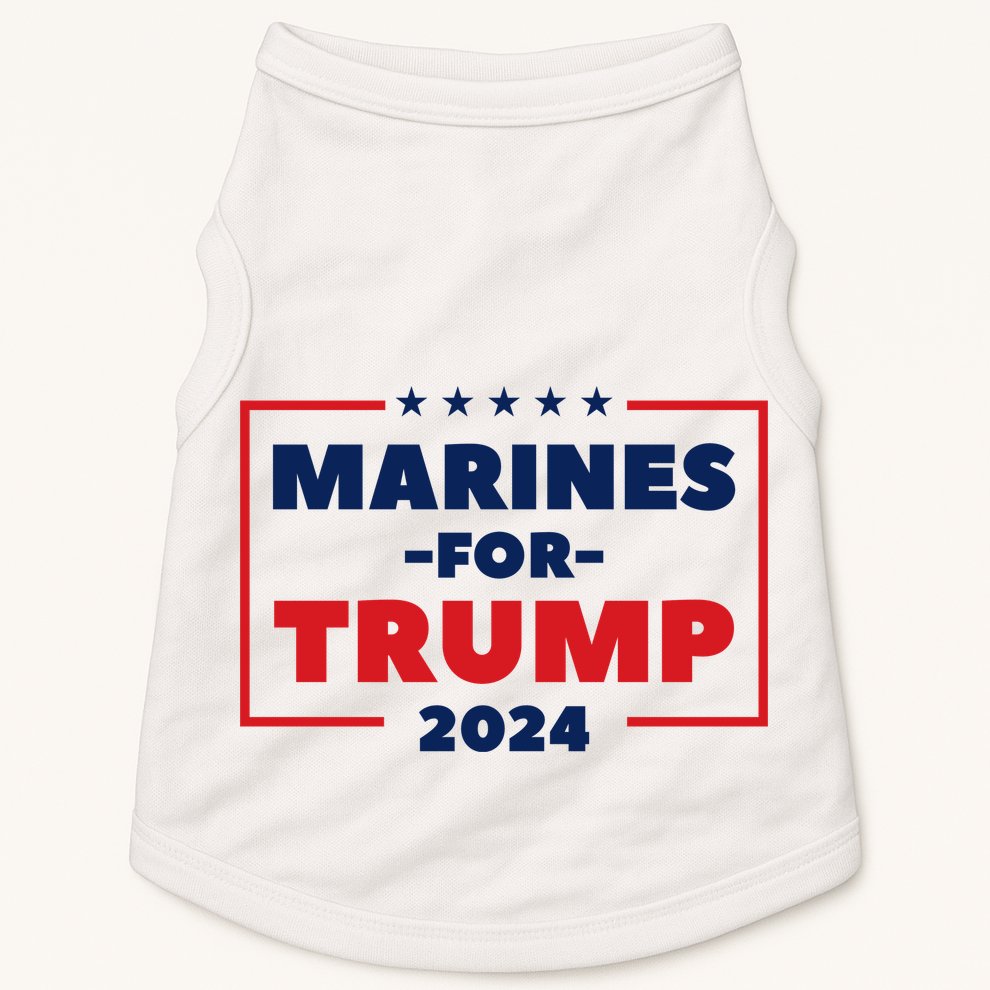 Marines For Trump 2024 Doggie Tank