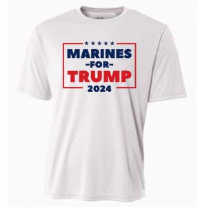 Marines For Trump 2024 Cooling Performance Crew T-Shirt