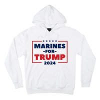 Marines For Trump 2024 Hoodie