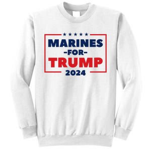 Marines For Trump 2024 Sweatshirt