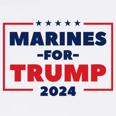 Marines For Trump 2024 T-Shirt