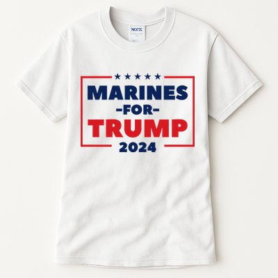 Marines For Trump 2024 Tall T-Shirt