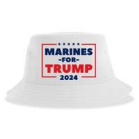 Marines For Trump 2024 Sustainable Bucket Hat