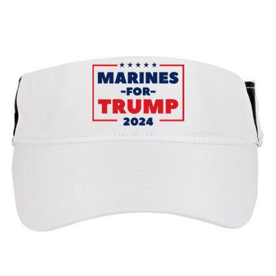 Marines For Trump 2024 Adult Drive Performance Visor