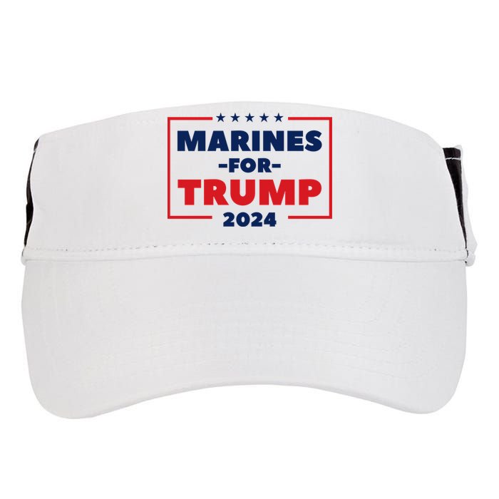 Marines For Trump 2024 Adult Drive Performance Visor