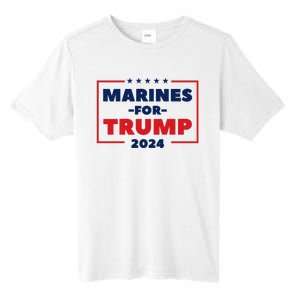 Marines For Trump 2024 Tall Fusion ChromaSoft Performance T-Shirt