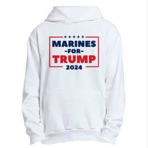 Marines For Trump 2024 Urban Pullover Hoodie