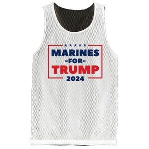 Marines For Trump 2024 Mesh Reversible Basketball Jersey Tank