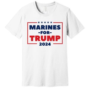 Marines For Trump 2024 Premium T-Shirt