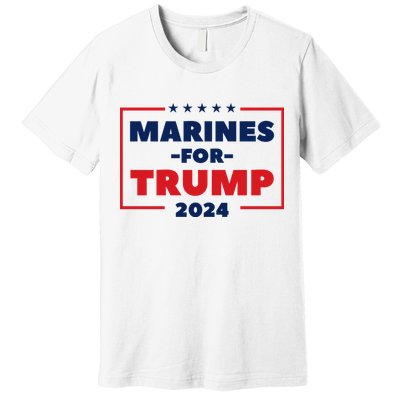 Marines For Trump 2024 Premium T-Shirt