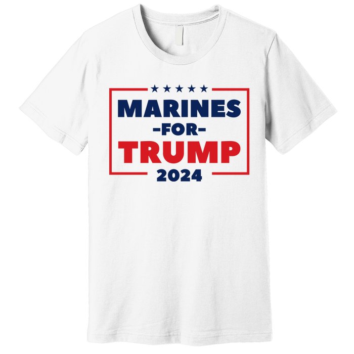 Marines For Trump 2024 Premium T-Shirt