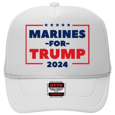 Marines For Trump 2024 Trucker Hat