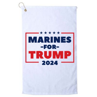 Marines For Trump 2024 Golf Towel