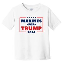 Marines For Trump 2024 Toddler T-Shirt