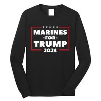 Marine For Trump 24 Long Sleeve Shirt