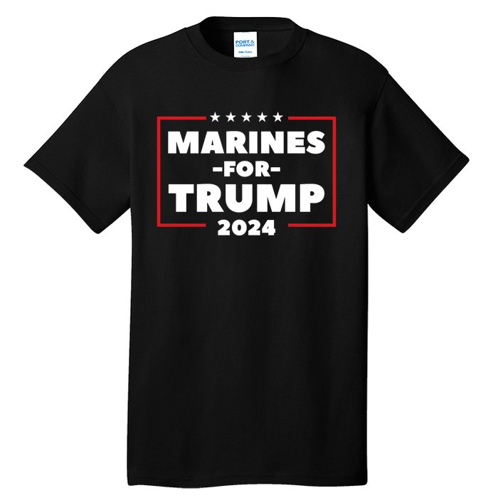 Marine For Trump 24 Tall T-Shirt