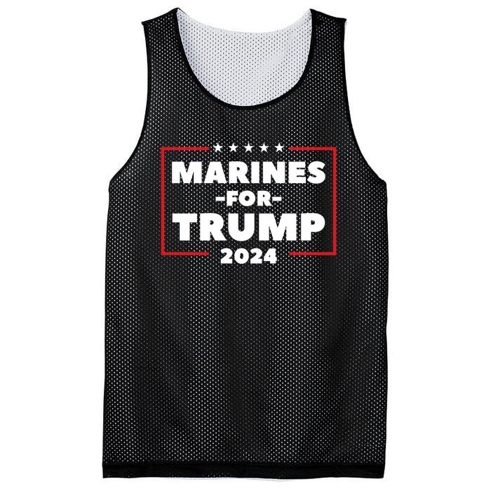 Marine For Trump 24 Mesh Reversible Basketball Jersey Tank