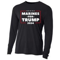 Marine For Trump 24 Cooling Performance Long Sleeve Crew