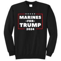 Marine For Trump 24 Tall Sweatshirt