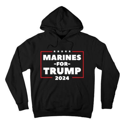 Marine For Trump 24 Tall Hoodie