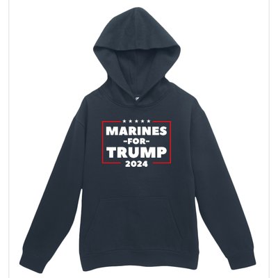 Marine For Trump 24 Urban Pullover Hoodie