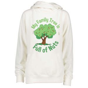 My Family Tree Is Full Of Nuts Reunion Crazy Families Gift Womens Funnel Neck Pullover Hood