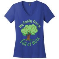 My Family Tree Is Full Of Nuts Reunion Crazy Families Gift Women's V-Neck T-Shirt