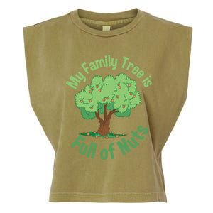 My Family Tree Is Full Of Nuts Reunion Crazy Families Gift Garment-Dyed Women's Muscle Tee