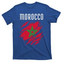 Moroccan Flag To Support Morocco Gift Moroccan Soccer Fans Great Gift T-Shirt