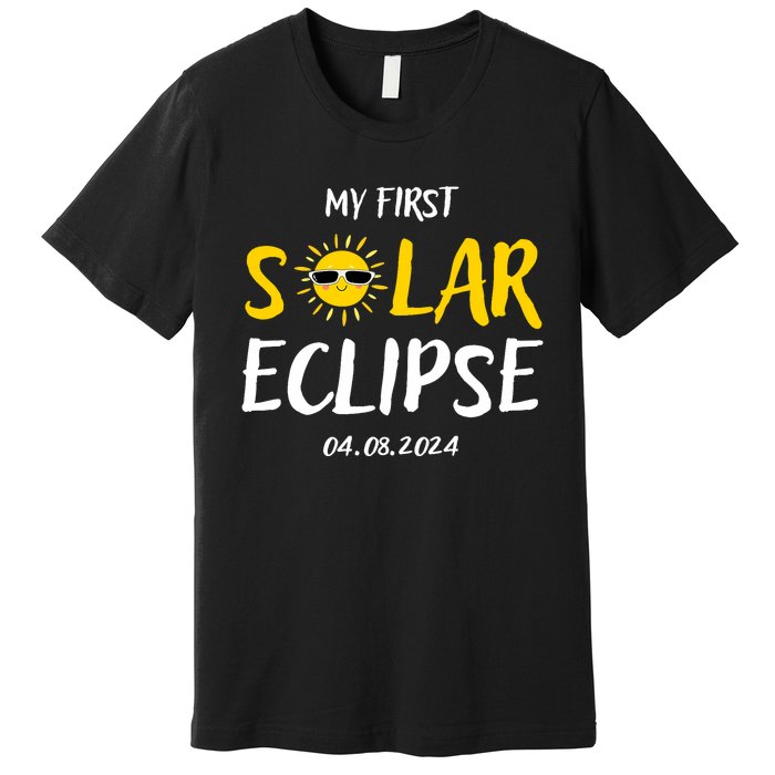 My First Total Solar Eclipse April 8th Premium T-Shirt