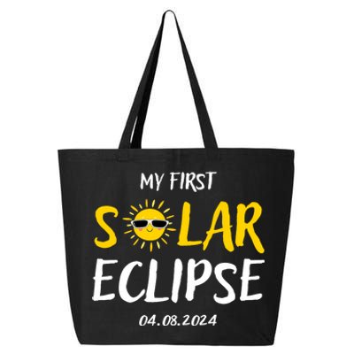 My First Total Solar Eclipse April 8th 25L Jumbo Tote