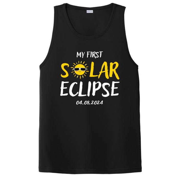 My First Total Solar Eclipse April 8th PosiCharge Competitor Tank