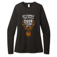 My Family Tree Has A Deer Stand In It Funny Womens CVC Long Sleeve Shirt