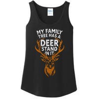 My Family Tree Has A Deer Stand In It Funny Ladies Essential Tank