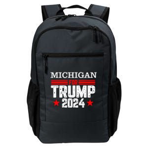 Michigan For Trump 2024 Daily Commute Backpack