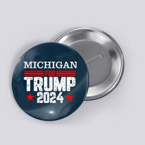 Michigan For Trump 2024 Button