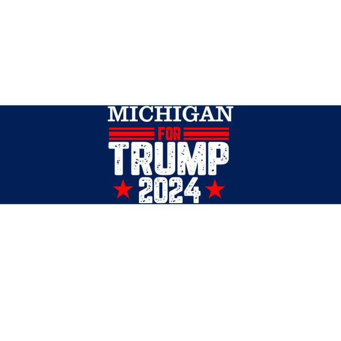 Michigan For Trump 2024 Bumper Sticker