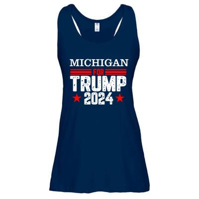 Michigan For Trump 2024 Ladies Essential Flowy Tank