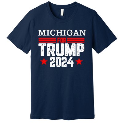 Michigan For Trump 2024 Premium T-Shirt