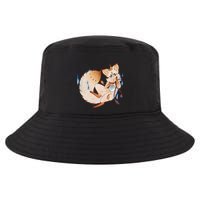 Mischievous Fox Teakitsune Yokai Kitsune Cool Comfort Performance Bucket Hat