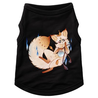 Mischievous Fox Teakitsune Yokai Kitsune Doggie Tank