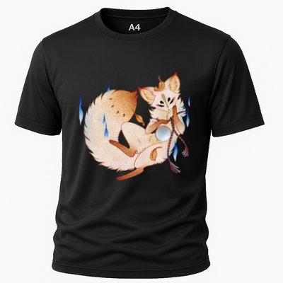 Mischievous Fox Teakitsune Yokai Kitsune Performance Shirt