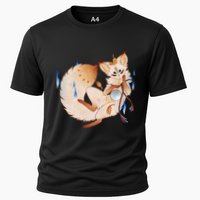 Mischievous Fox Teakitsune Yokai Kitsune Performance Shirt