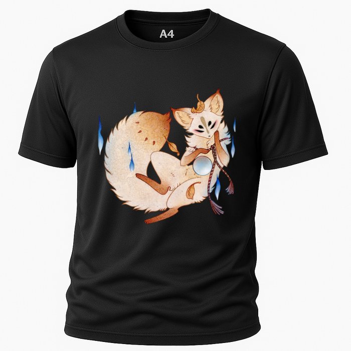 Mischievous Fox Teakitsune Yokai Kitsune Performance Shirt