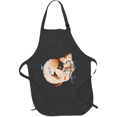 Mischievous Fox Teakitsune Yokai Kitsune Apron